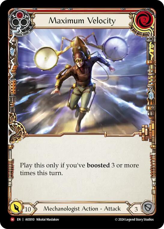Maximum Velocity (Red) [AIO010] (Armory Deck: Dash) | Webway Games