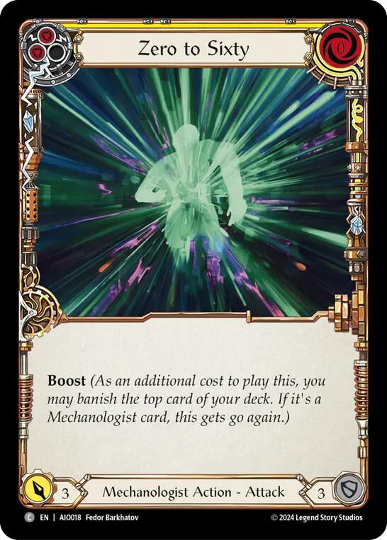 Zero to Sixty (Yellow) [AIO018] (Armory Deck: Dash) | Webway Games