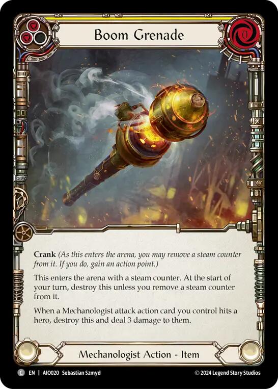 Boom Grenade (Yellow) [AIO020] (Armory Deck: Dash) | Webway Games
