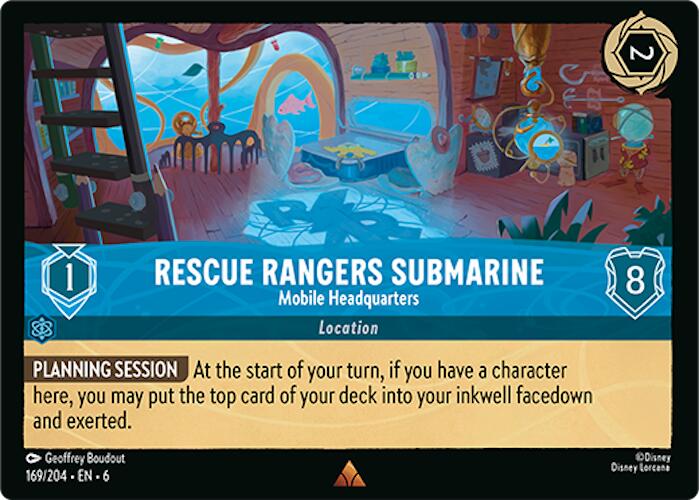 Rescue Rangers Submarine - Mobile Headquarters (169/204) [Azurite Sea] | Webway Games