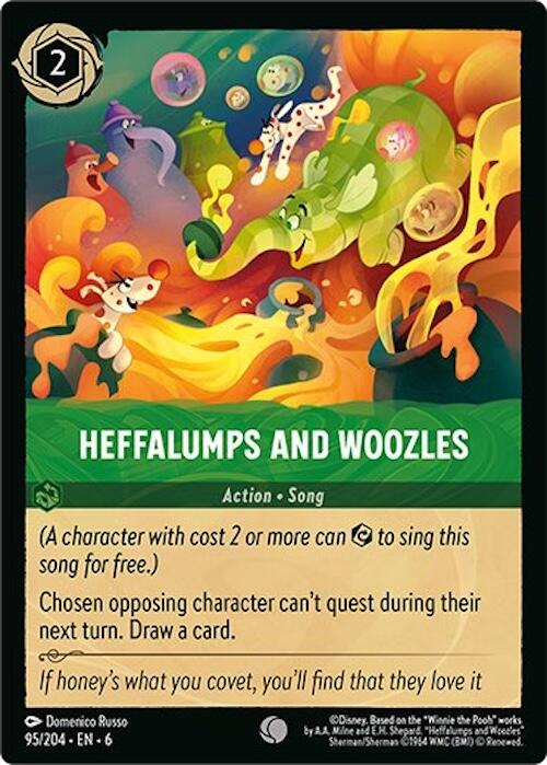 Heffalumps and Woozles (95/204) [Azurite Sea] | Webway Games