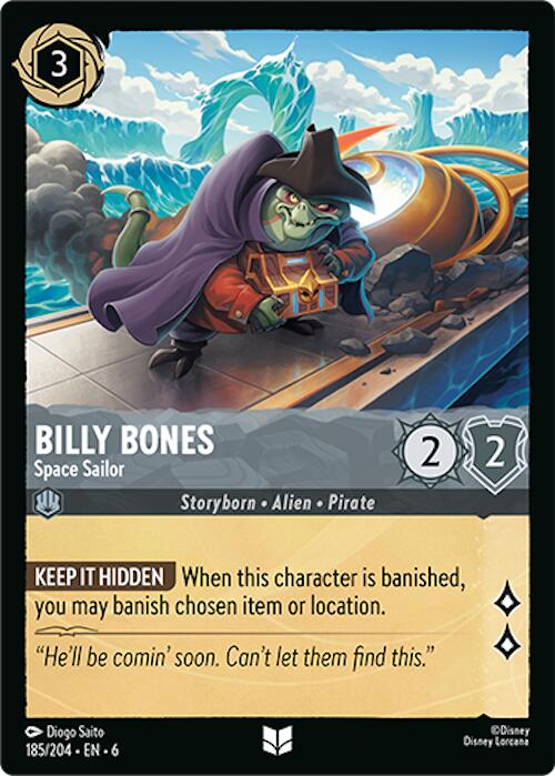 Billy Bones - Space Sailor (185/204) [Azurite Sea] | Webway Games