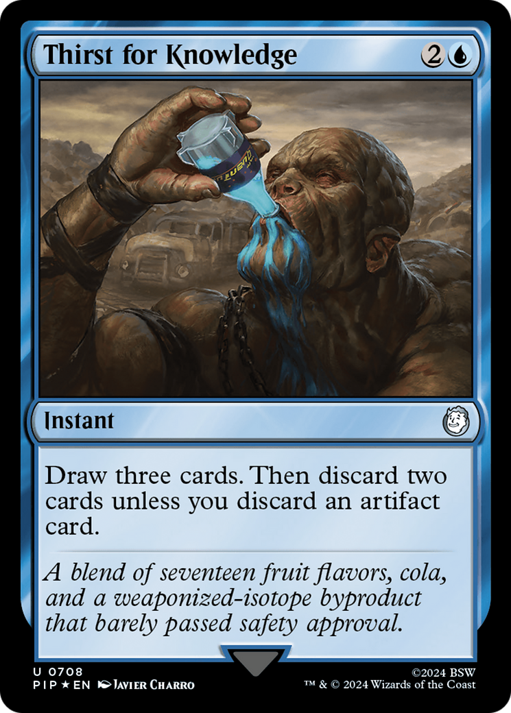 Thirst for Knowledge (Surge Foil) [Fallout] | Webway Games