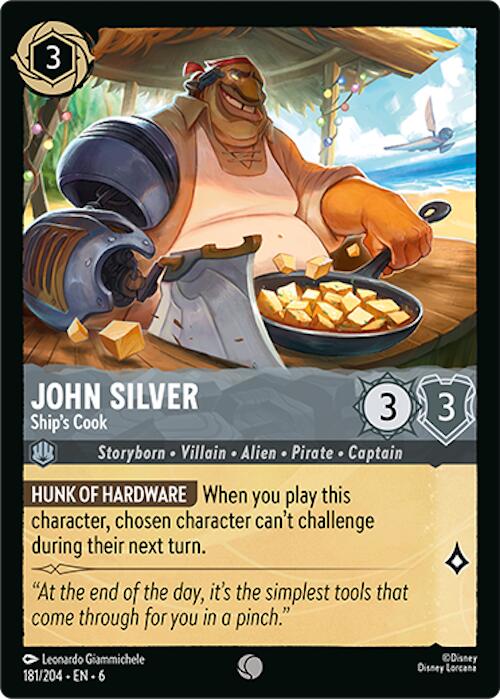 John Silver - Ship's Cook (181/204) [Azurite Sea] | Webway Games