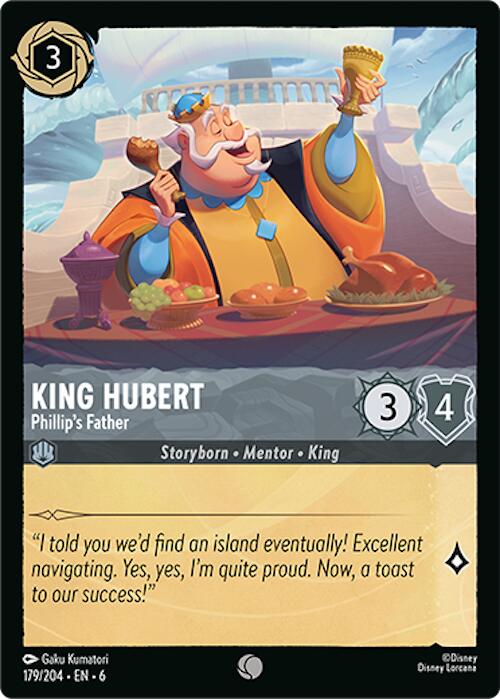 King Hubert - Phillip's Father (179/204) [Azurite Sea] | Webway Games