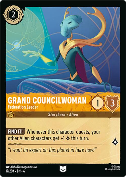 Grand Councilwoman - Federation Leader (17/204) [Azurite Sea] | Webway Games
