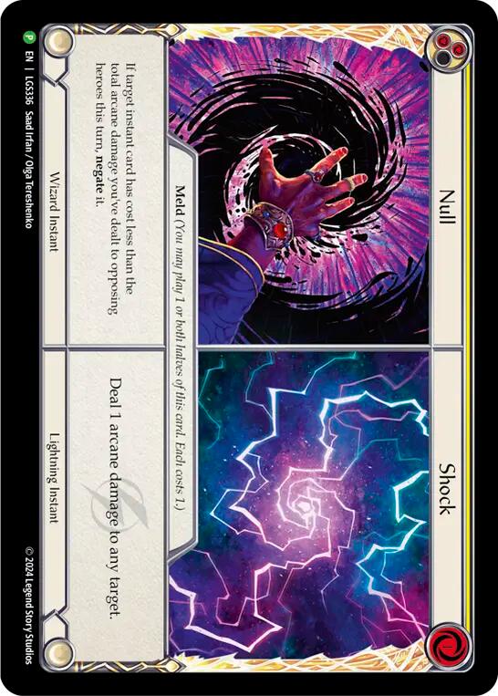 Null // Shock [LGS336] (Promo)  Cold Foil | Webway Games