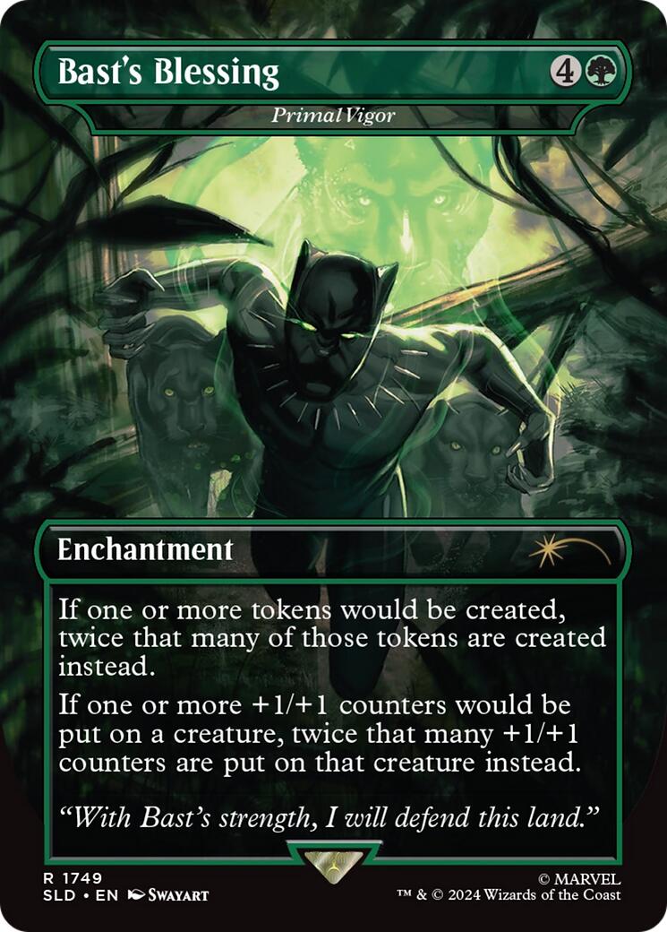 Bast's Blessing - Primal Vigor (Rainbow Foil) [Secret Lair Drop Series] | Webway Games
