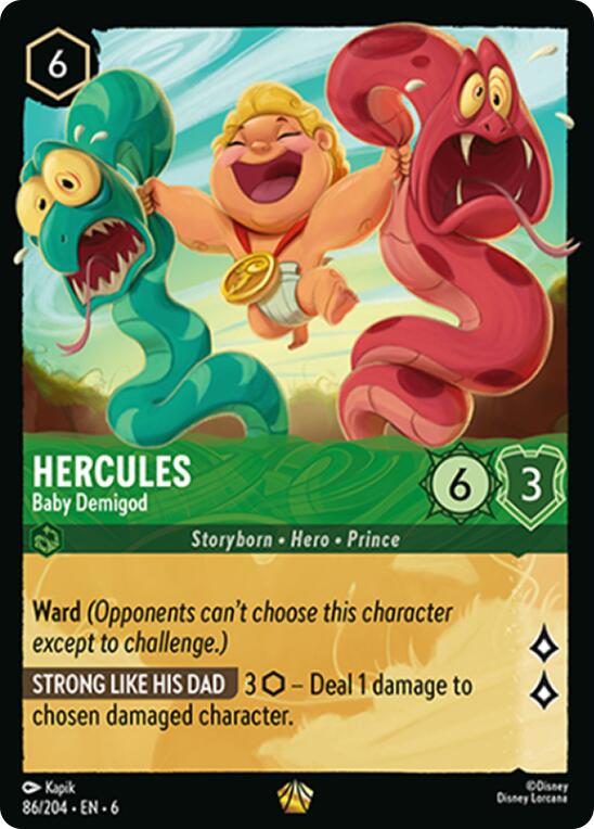 Hercules - Baby Demigod (86/204) [Azurite Sea] | Webway Games