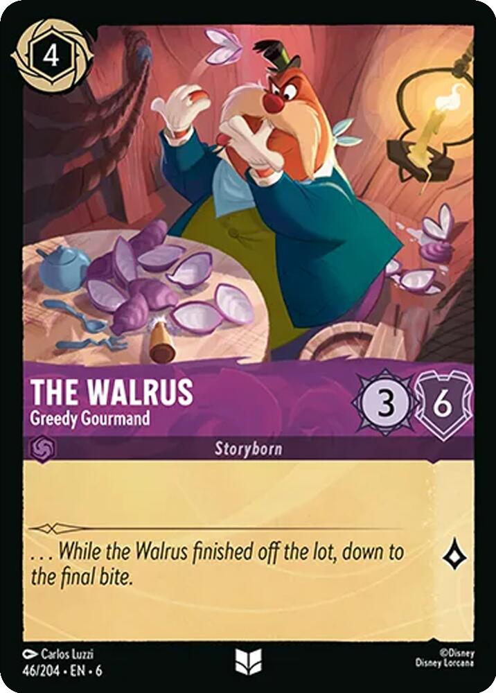 The Walrus - Greedy Gourmand (46/204) [Azurite Sea] | Webway Games