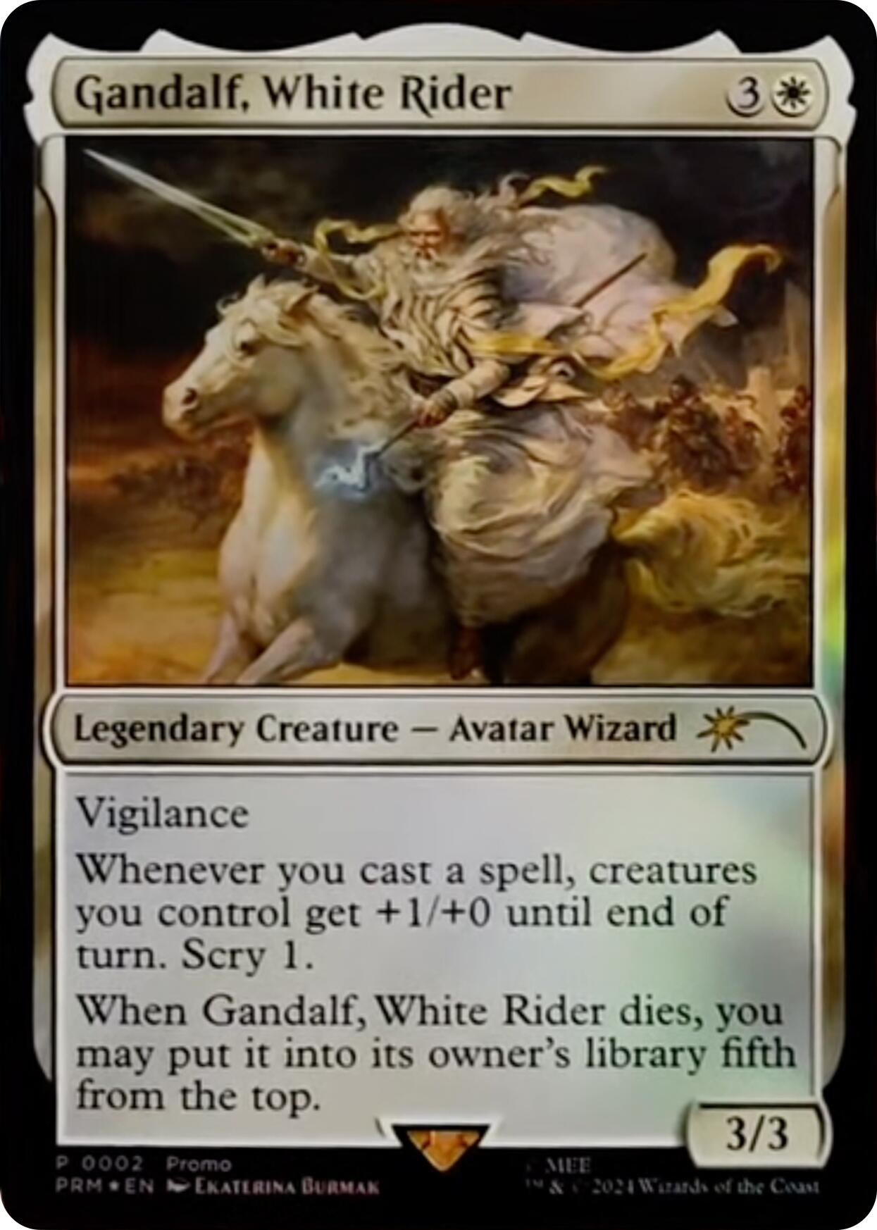 Gandalf, White Rider [Resale Promos] | Webway Games