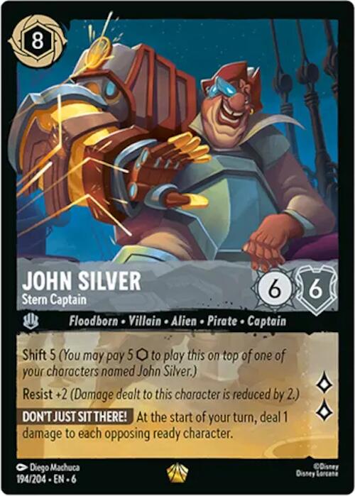 John Silver - Stern Captain (194/204) [Azurite Sea] | Webway Games