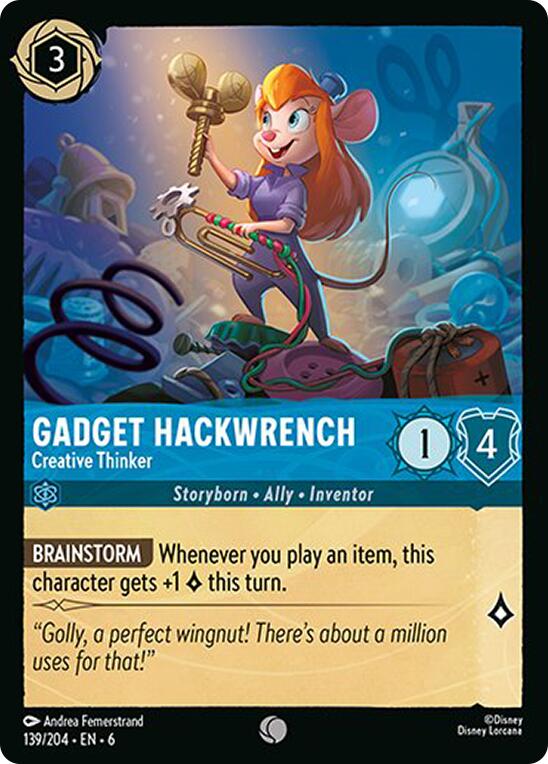 Gadget Hackwrench - Creative Thinker (139/204) [Azurite Sea] | Webway Games