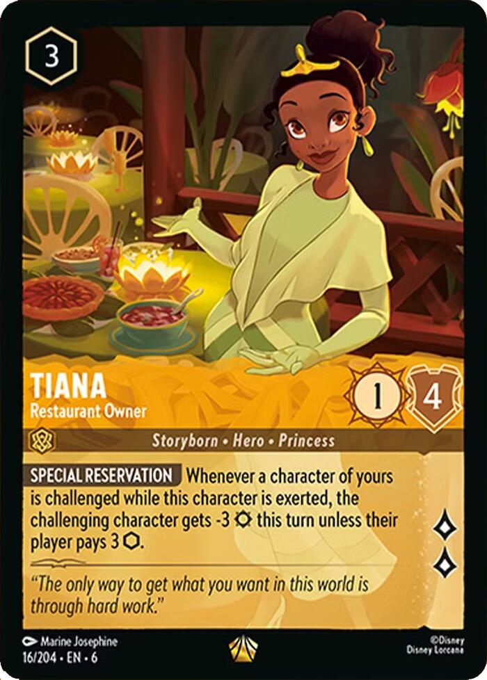Tiana - Restaurant Owner (16/204) [Azurite Sea] | Webway Games