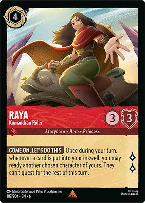 Raya - Kumandran Rider (107/204) [Azurite Sea] | Webway Games