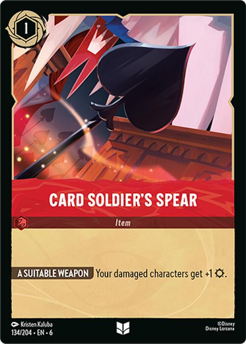 Card Soldier's Spear (134/204) [Azurite Sea] | Webway Games