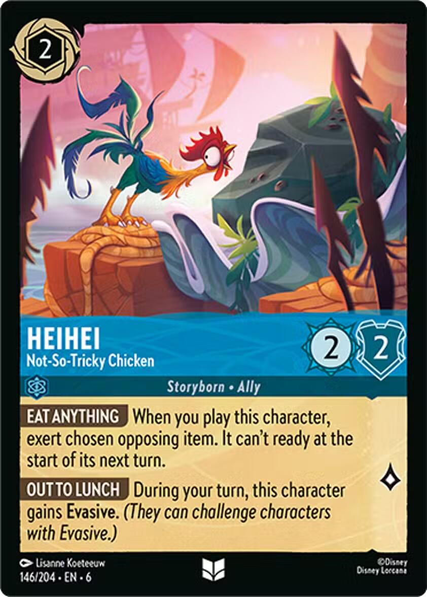 HeiHei - Not-So-Tricky Chicken (146/204) [Azurite Sea] | Webway Games