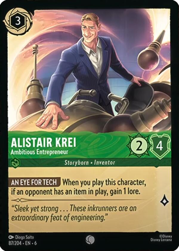 Alistair Krei - Ambitious Entrepreneur (87/204) [Azurite Sea] | Webway Games