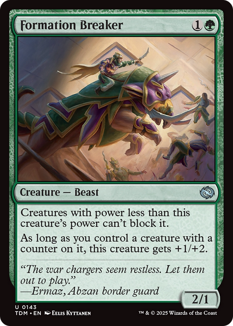 Formation Breaker [Tarkir: Dragonstorm] | Webway Games