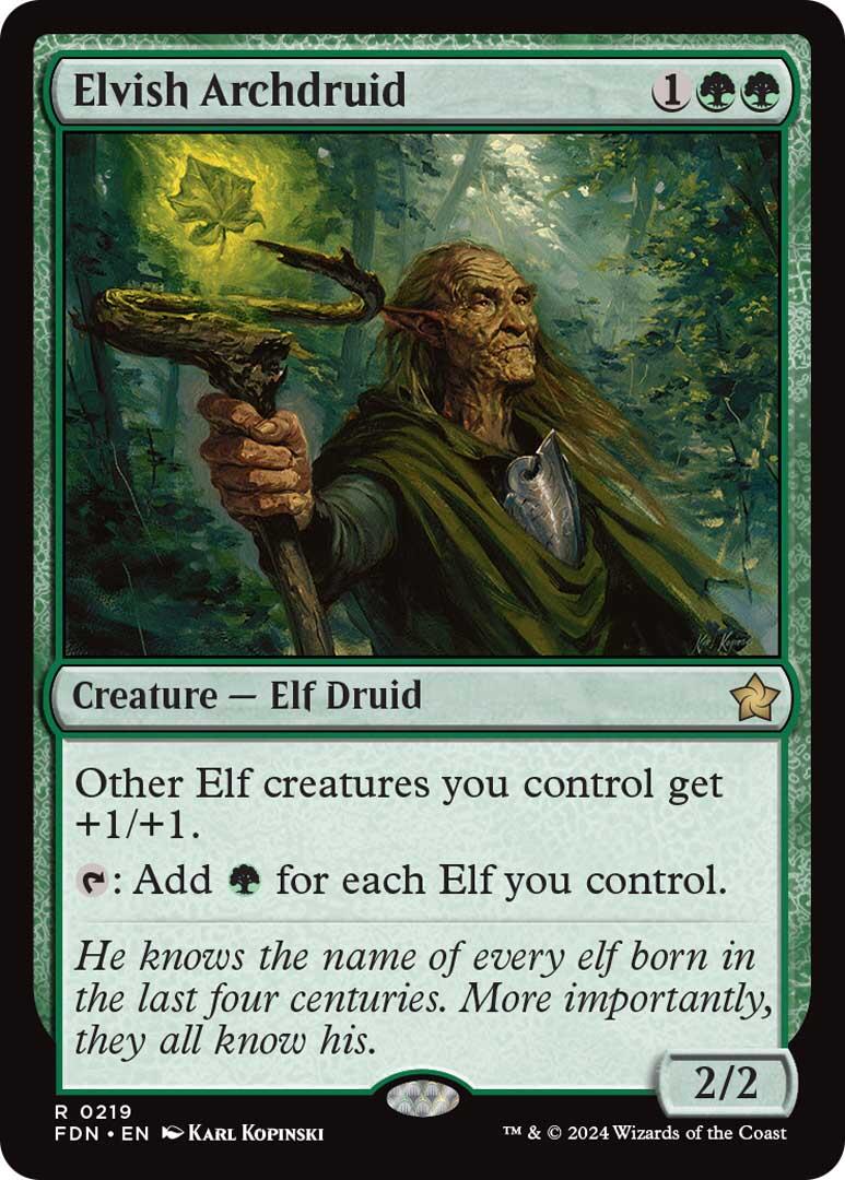 Elvish Archdruid [Foundations] | Webway Games