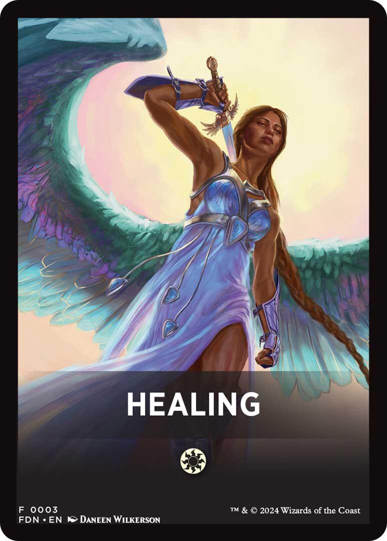 Healing Theme Card [Foundations Tokens] | Webway Games