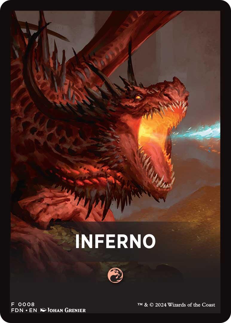 Inferno Theme Card [Foundations Tokens] | Webway Games