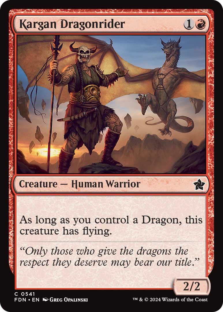 Kargan Dragonrider [Foundations] | Webway Games