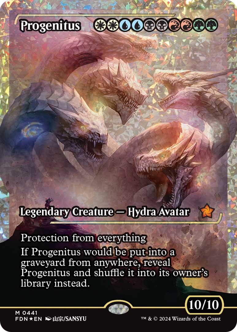 Progenitus (Showcase) (Fracture Foil) [Foundations] | Webway Games