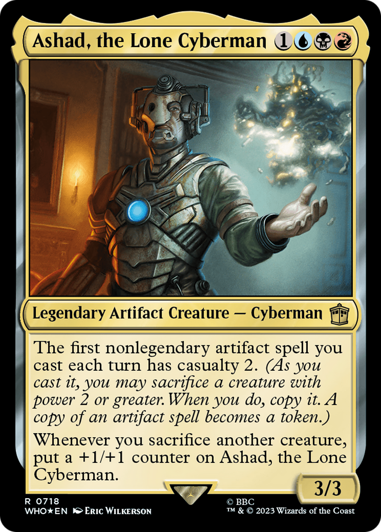 Ashad, the Lone Cyberman (Surge Foil) [Doctor Who] | Webway Games