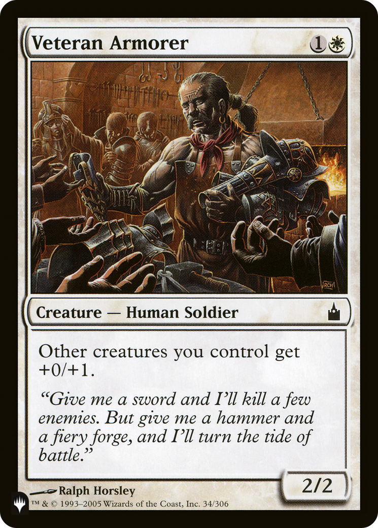 Veteran Armorer [The List] | Webway Games