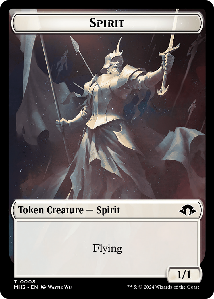 Phyrexian Germ // Spirit (0008) Double-Sided Token [Modern Horizons 3 Tokens] | Webway Games