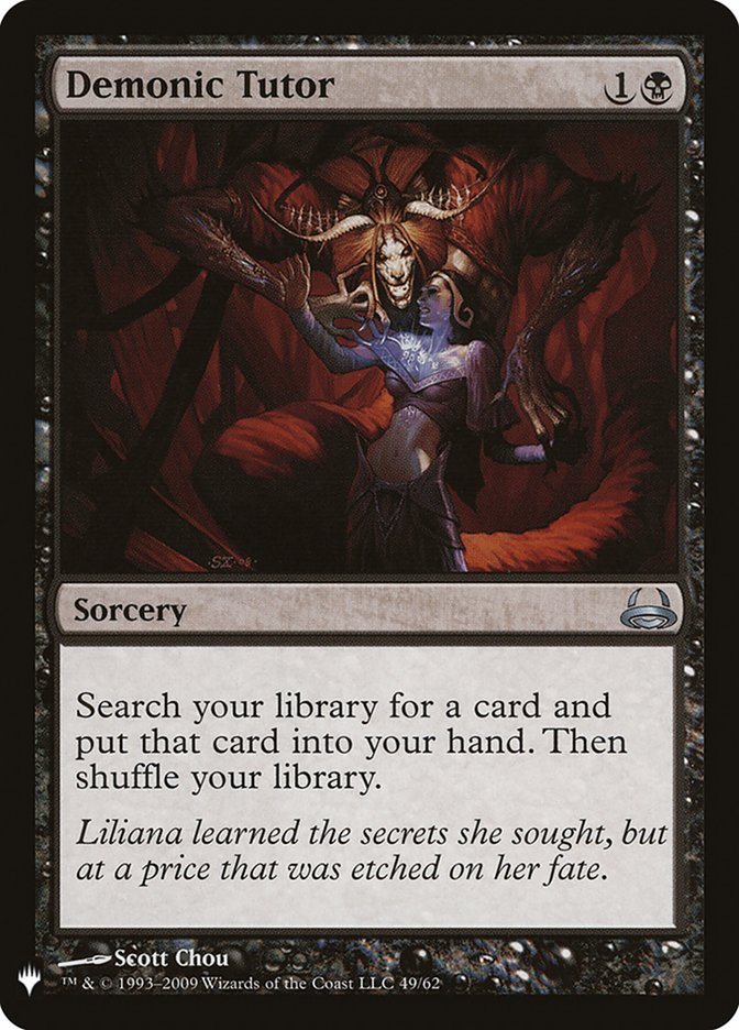 Demonic Tutor [Mystery Booster] | Webway Games