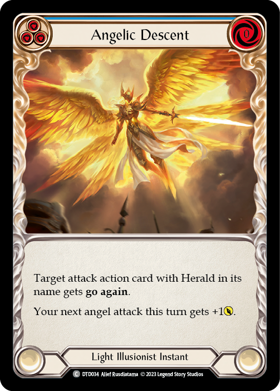 Angelic Descent (Blue) [DTD034] (Dusk Till Dawn) | Webway Games