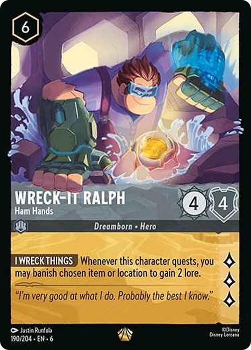 Wreck-It Ralph - Ham Hands (190/204) [Azurite Sea] | Webway Games