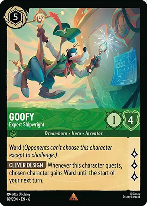 Goofy - Expert Shipwright (89/204) [Azurite Sea] | Webway Games