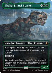 Ghalta, Primal Hunger (Borderless) [Foundations] | Webway Games