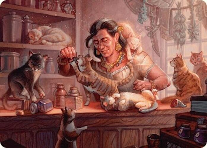 Cat Collector Art Card (1/54) [Foundations Art Series] | Webway Games