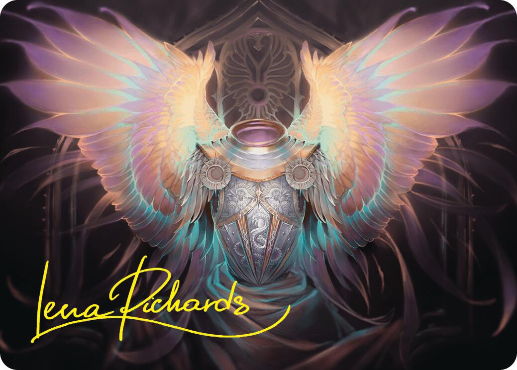 Celestial Armor Art Card (2/54) (Gold-Stamped Signature) [Foundations Art Series] | Webway Games