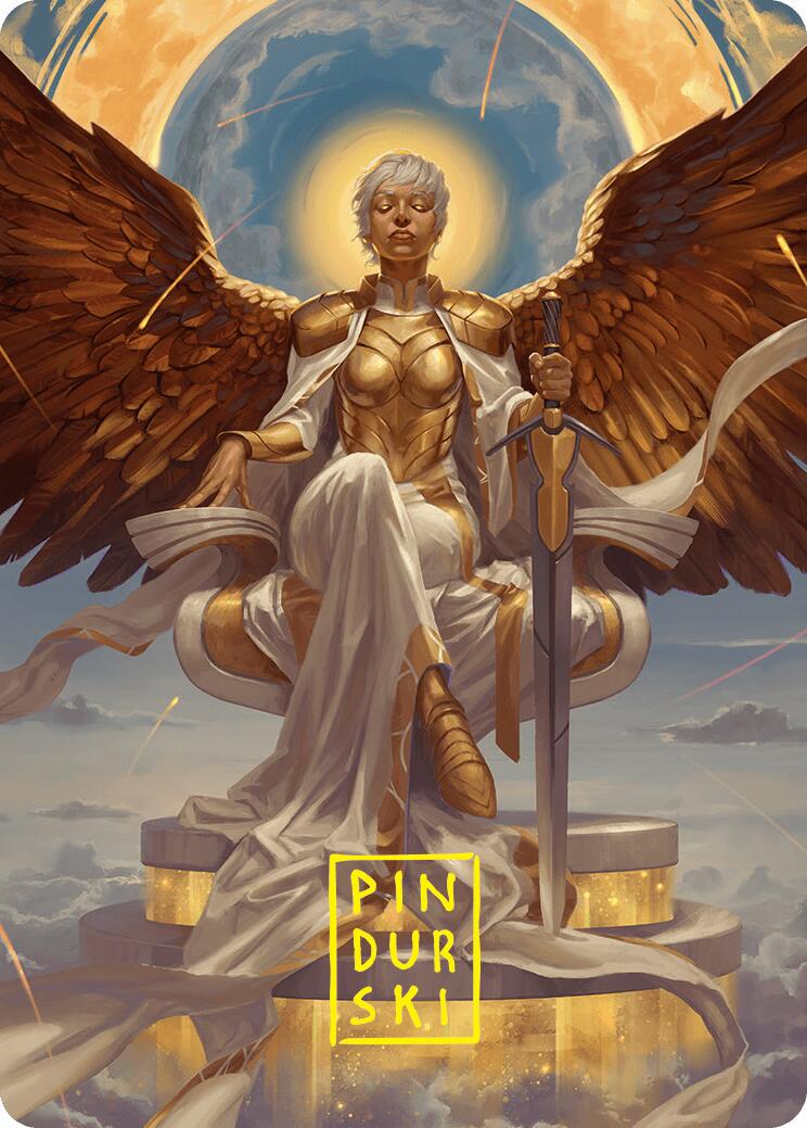 Herald of Eternal Dawn Art Card (27/54) (Gold-Stamped Signature) [Foundations Art Series] | Webway Games