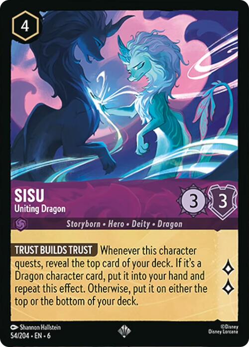 Sisu - Uniting Dragon (54/204) [Azurite Sea] | Webway Games