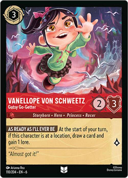 Vanellope von Schweetz - Gutsy Go-Getter (110/204) [Azurite Sea] | Webway Games