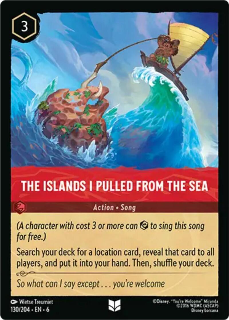 The Islands I Pulled From The Sea (130/204) [Azurite Sea] | Webway Games