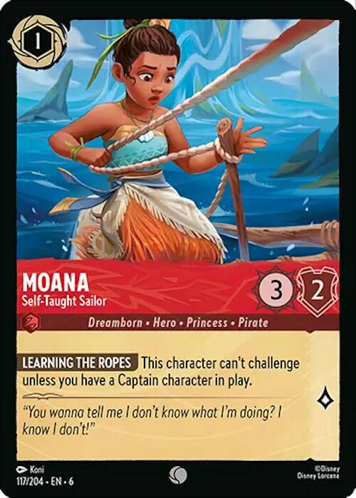 Moana - Self-Taught Sailor (117/204) [Azurite Sea] | Webway Games