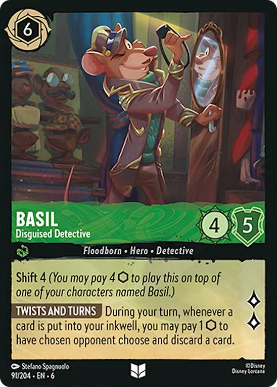 Basil - Disguised Detective (91/204) [Azurite Sea] | Webway Games
