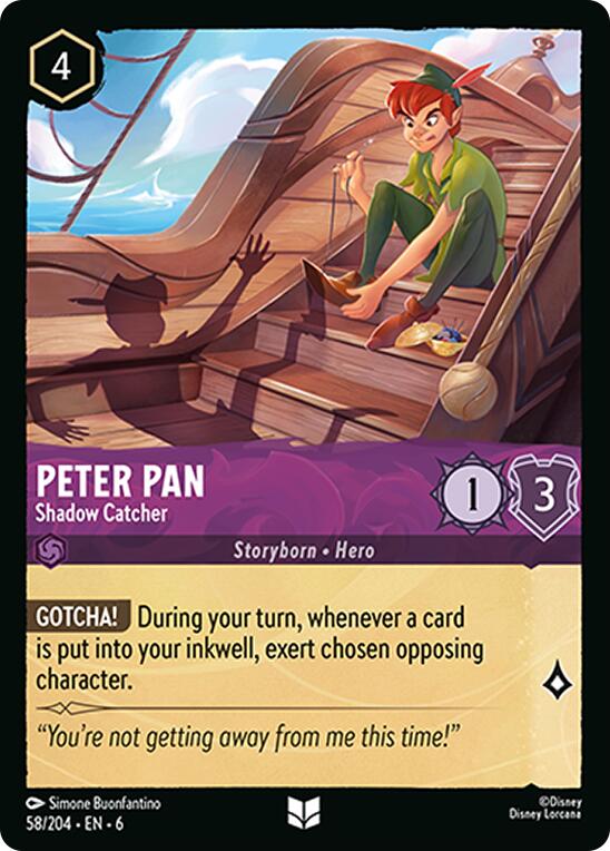 Peter Pan - Shadow Catcher (58/204) [Azurite Sea] | Webway Games