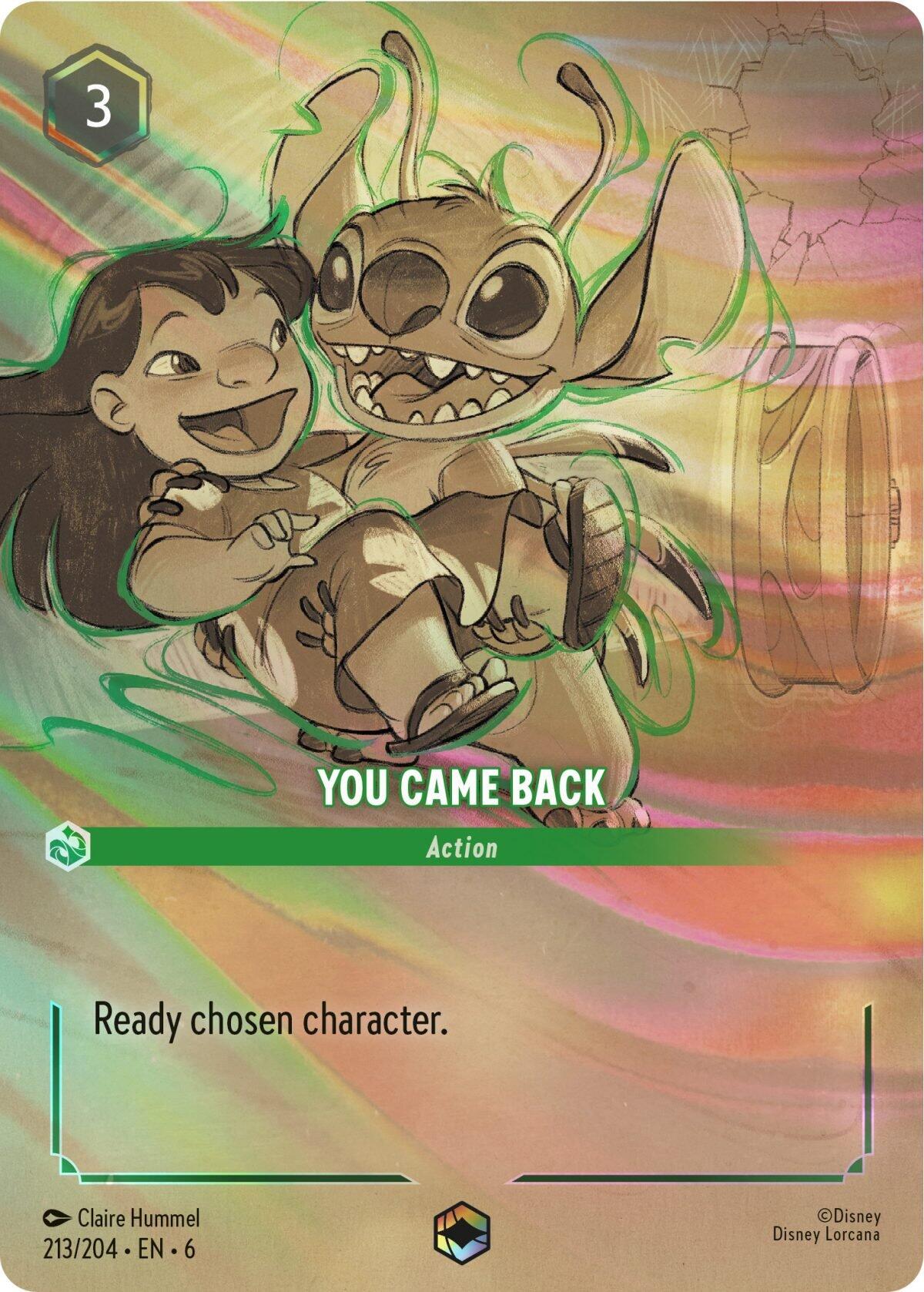 You Came Back (Enchanted) (213/204) [Azurite Sea] | Webway Games