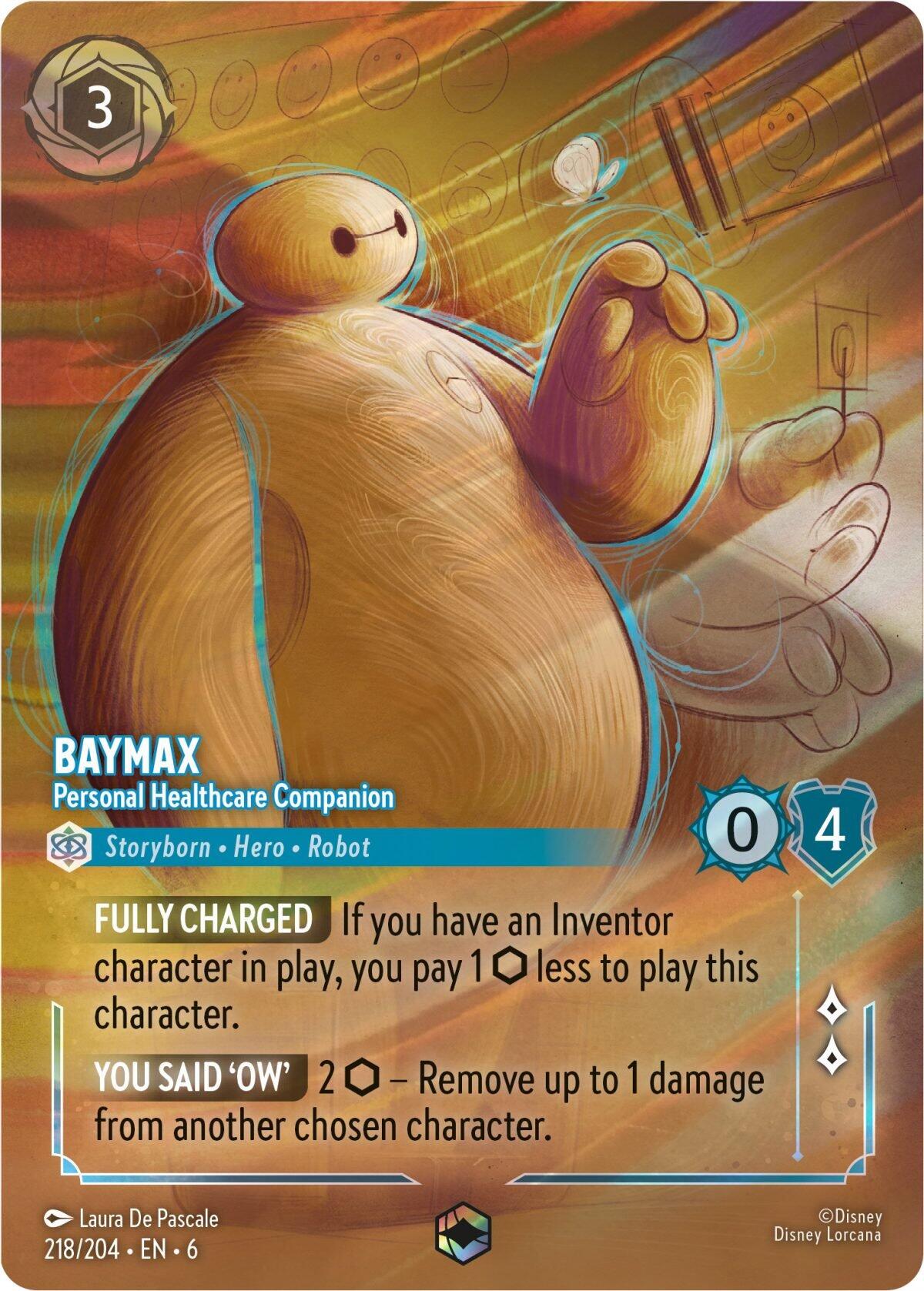 Baymax - Personal Healthcare Companion (Enchanted) (218/204) [Azurite Sea] | Webway Games