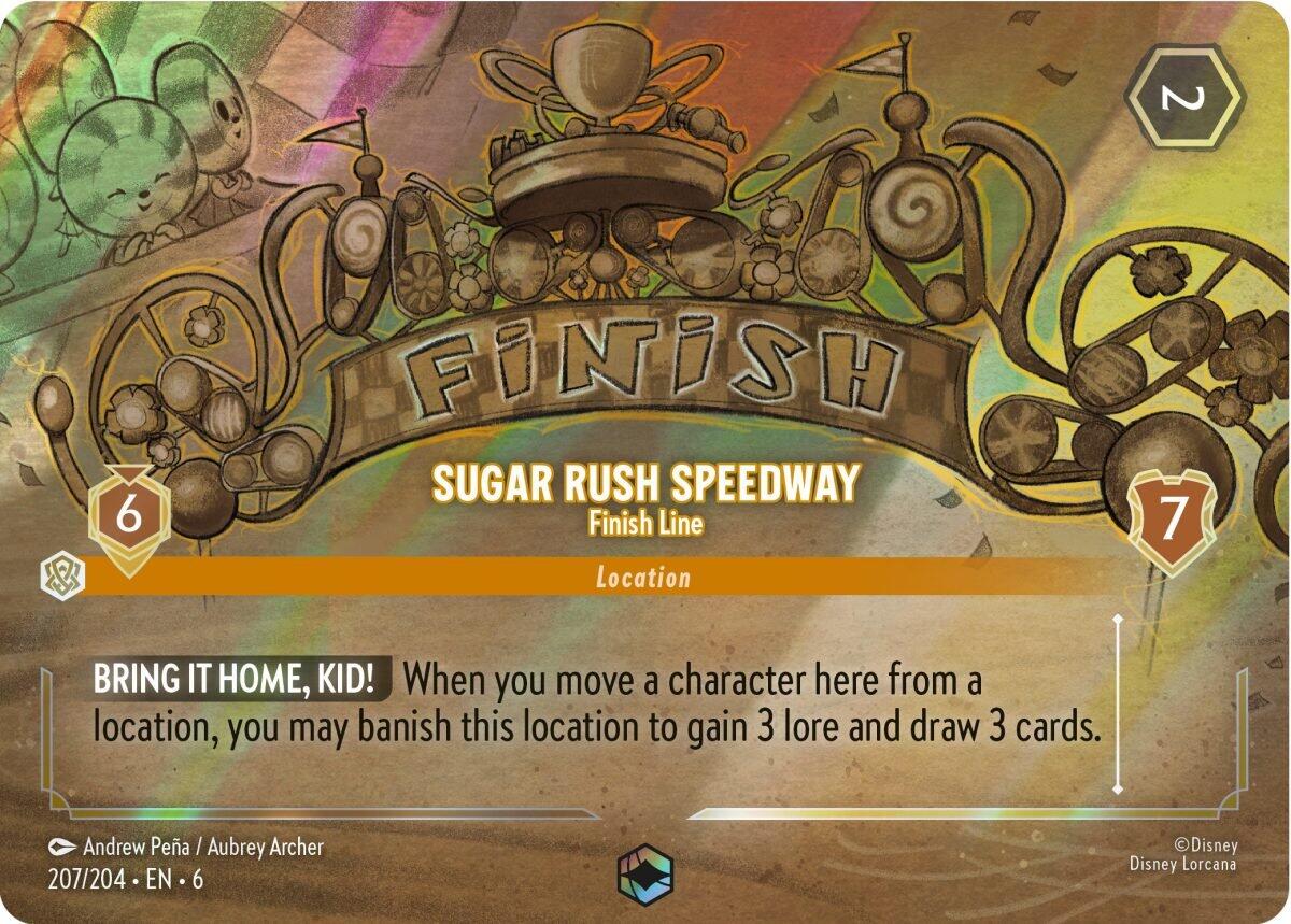Sugar Rush Speedway - Finish Line (Enchanted) (207/204) [Azurite Sea] | Webway Games