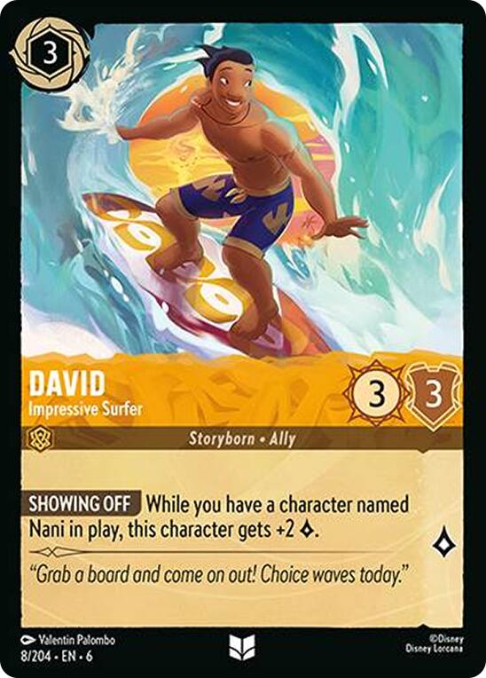 David - Impressive Surfer (8/204) [Azurite Sea] | Webway Games