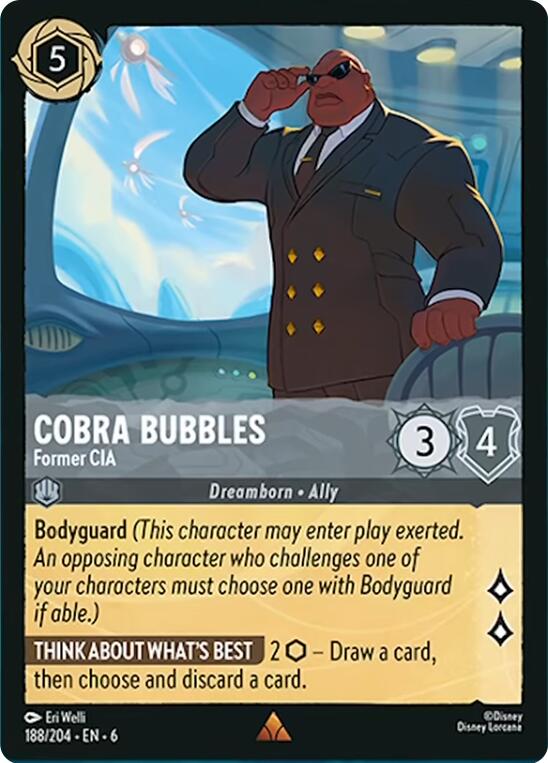 Cobra Bubbles - Former CIA (188/204) [Azurite Sea] | Webway Games